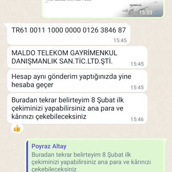 Maldo Fx Forex Şirketinin Mağduruyum