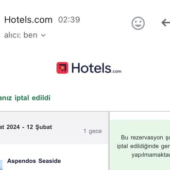 Hotels.com Para İadesi