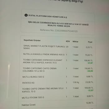 Migros Sanal Market Şikayeti