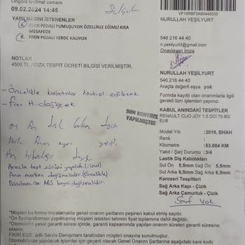 Renault Clio 2018 Servis Tarafından Çözülemeyen Arıza Ve Yüksek Fiyat