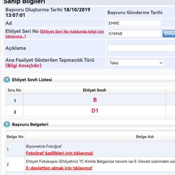 İBB - İstanbul Büyükşehir Belediyesi Adli Sicil Kaydı Nedeniyle Şoför Kartı Engeli