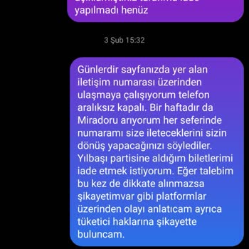 QR Event Ve Club Mirador'un Yaşattığı Mağduriyet!