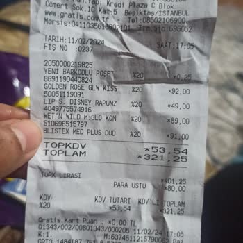 Gratis Blistex Lip Balm Arızalı Çıktı İçinde Ürün Yok