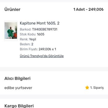 Sürat Kargo Genel Müdürlük Kaybolan Kargolarımın Tanzim Edilmemesi