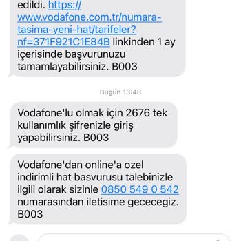 Vodafone Rezervasyon Hayal Kırıklığı: Numaram Başkasına!