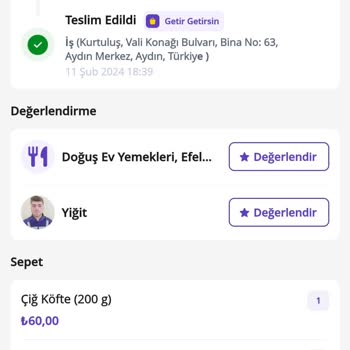 GetirYemek Hastanede Yemek Teslimatı Sorunu