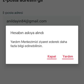 Letgo Hesabımın Askıya Alındığı İçin Lütfen Yardım İstiyorum