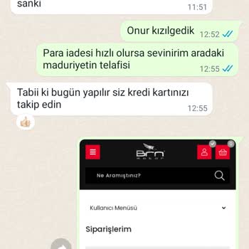 Brn Motor Ben Motor Kargo Ve Para İadesi Yapmıyor