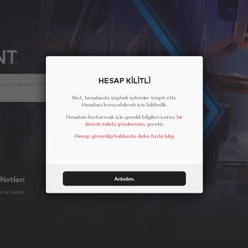 Valorant Hesabımı Askıya Aldı