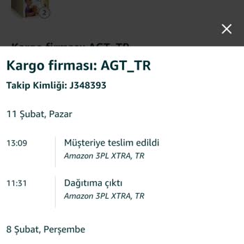 Amazon.com.tr'den Mama Almak Ve AGT Kurye Eziyeti