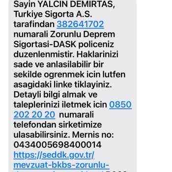 Türkiye Sigorta Hesabımdan İzinsiz Para Çekilmesine İtiraz