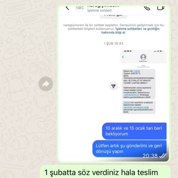 Nare Giyim Satışları Durdurulmalı Siparişleri Teslim Etmiyorlar