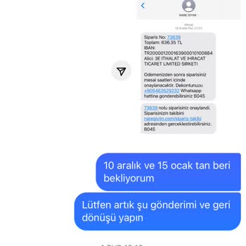 Nare Giyim Satışları Durdurulmalı Siparişleri Teslim Etmiyorlar