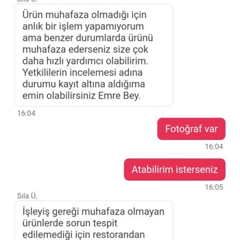 Yemek Sepeti Popeyes Yanlış Sipariş Getirmesi