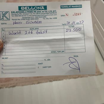 Çarşamba Bellona Teşhir Ürünü Gönderdi Ürünün Yenisini İstiyorum