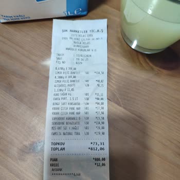 Şok Market Mis Marka Bozuk Süt Satış