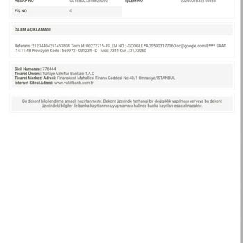 VakıfBank Kartımdam İzinsiz Para Çekimi İadesini Talep Ediyor Um.