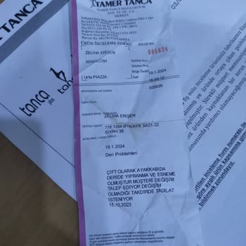 Tamer Tanca Ayakkabıda Deride Yıpranma Ve Esneme