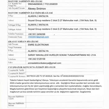 Skytech St-6030us Garanti Sorunu