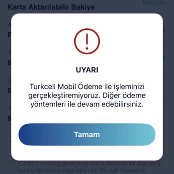 Paycell Hazır Limit Kullanma Hatası