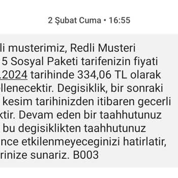 Vodafone Sosyal Paket Bir Anda Yüzde 200 Zam Fahiş Fiyat