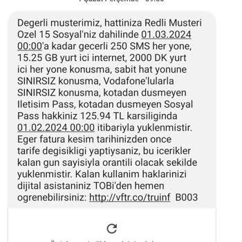 Vodafone Sosyal Paket Bir Anda Yüzde 200 Zam Fahiş Fiyat