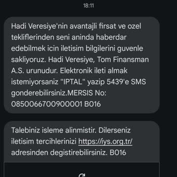 Tom Bank Eve Shop Üyeliği