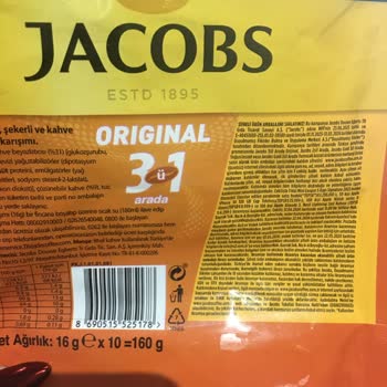 Jacobs Çekiliş Kodu Hatalı