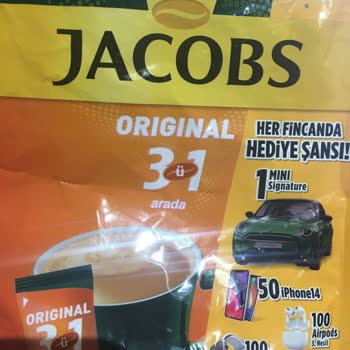 Jacobs Çekiliş Kodu Hatalı