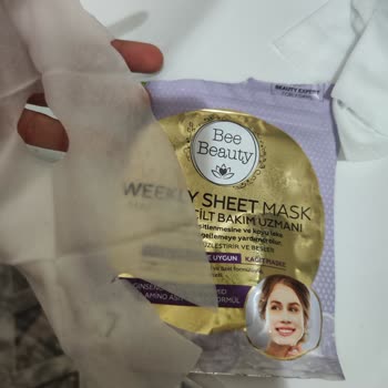 Bee Beauty Kağıt Maske Yanlış Ürün