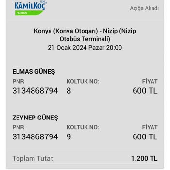 Obilet De İptal Edilen Paramı Alamıyorum