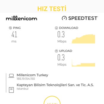 Millenicom Çözülmeyen İnternet Sorunu