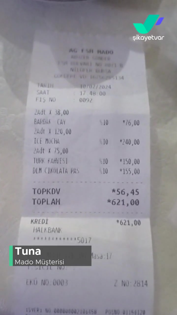 Mado Yanlış Ürün Girilmiş videonun kapak resmi