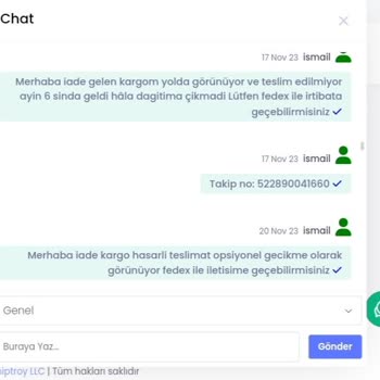 Shiptroy Usa Depo Paramı Geri Vermiyor