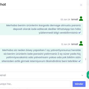Shiptroy Usa Depo Paramı Geri Vermiyor