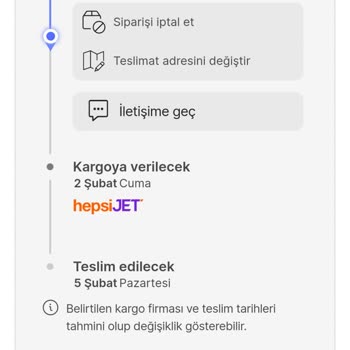 Hepsiburada Tedarik Sorunu (Geciken Kargo Süresi : 10 Gün )