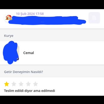 Getir Siparişimi Teslim Etmediği Gibi Para İadesi De Yapmıyor