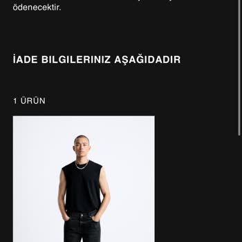 Zara Para İade Sıkıntısı
