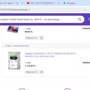N11 Seagate HDD'de Kafa Vurma Sorunu Ve Erişilemeyen Satıcı