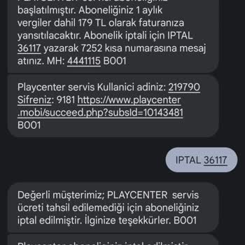Digifun, Playcenter Markalarından Şikayetim Var