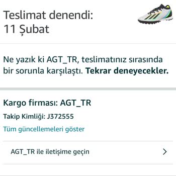 AGT Kurye (aynigunteslim.com)'nin Hizmet Kalitesi