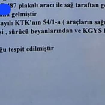 Quick Sigorta Resmi Tutanak Kusur Oranlarını Yok Sayıyor!