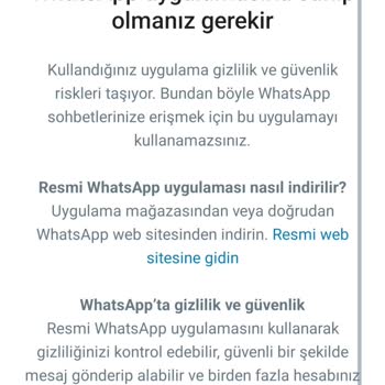 WhatsApp Uygulamasına Giriş Yapamıyorum