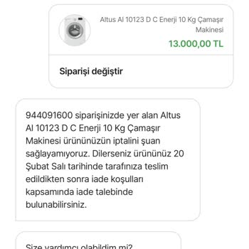 Hepsiburada Anında İptal Yerine Ürün Geldikten Sonra İade Yapıyor