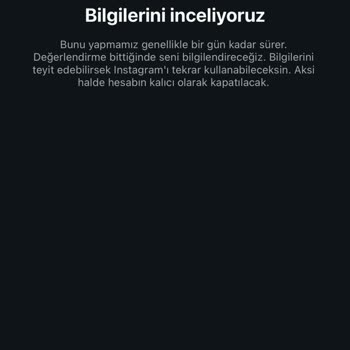 Instagram Bilgilerini İnceliyoruz Ekranı