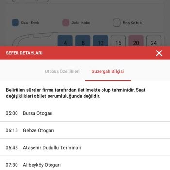 Balıkesir Hakser Turizm Sefer Saati Şikayeti