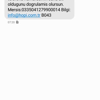 Bilgim Dışında Hopi Doğrulama Kodu Geliyor.
