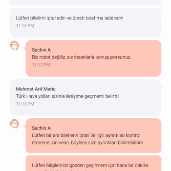 Mytrip-THY Esnek Bileti İptal Etmeme Problemi.