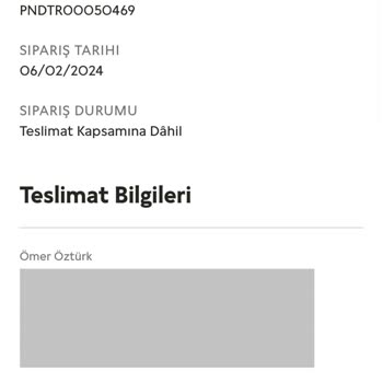Pandora Mücevher Pandora Siparişim Nerede? 6 Gün Geçti!
