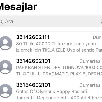 Vodafone Bahis Sitelerinden Sürekli Mesaj Geliyor
